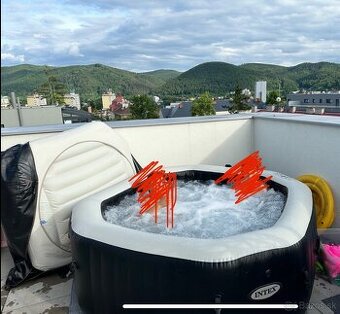 Vírivý bazén INTEX 28458 Pure Spa 79 Octagon Bubble Jet so s