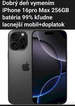 iPhone 16Pro Max 256GB 99%bateria