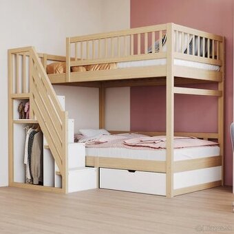 Uplne nova - nerozbalena: Poschodová posteľ 90x200cm