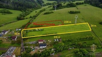 VEĽKÝ STAVEBNÝ POZEMOK, HORNÝ MOŠTENEC, NA PREDAJ