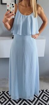 Šaty bledomodre