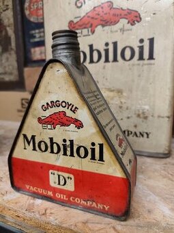 Originál plechovka Mobiloil
