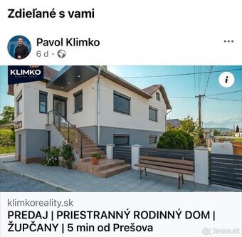 Rodinným dom Župčany