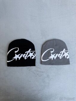 Zimná čiapka Corteiz – čierna / sivá