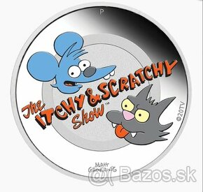 Itchy & Scratchy 1 oz proof 2021 - 1