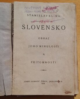 Slovensko, Obraz jeho minulosti a přítomnosti