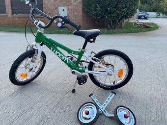Predam bicykel woom 2(14) s pomocnymi kolieskami