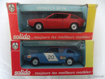 PREDAM 2x RENAULT R17 v 1:43 od SOLIDO/France