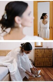 Tehotenské svadobné šaty