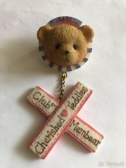 Zberatelska starozitna vintage antik brosna medved maco medv