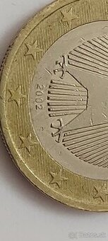 1-eurová minca z roku 2002 A