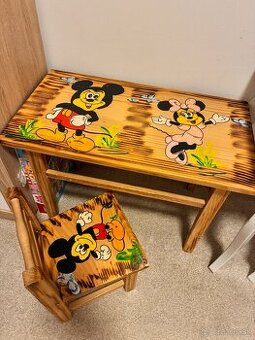 Detsky stolík Minnie + stolička