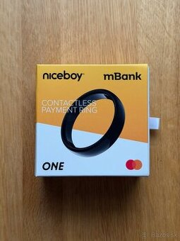 Nový platobný prsteň ONE Onyx black S11 | Záruka 24 mesiacov