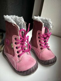Dievčenské zimné zateplené topánky Fare
