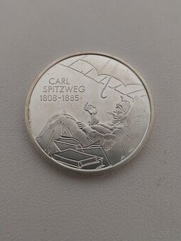 Mince Strieborne 10€ Nemecko