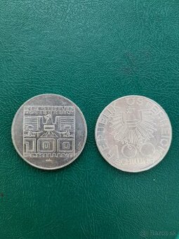 2x Ag 100 Schilling