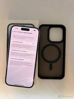 IPHONE 14 PRO SILVER 128GB ZÁRUKA - STAV AKO NOVÝ