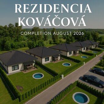 Nové 4-izbové rodinné domy na Kováčovej – dokončenie 08/2026