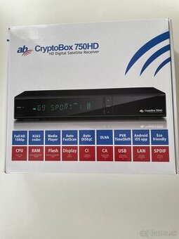 Satelitný prijímač Cryptobox 750UHD