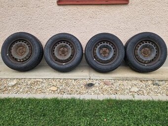 Disky 5x112 R15 + zimné pneu 195/65 R15