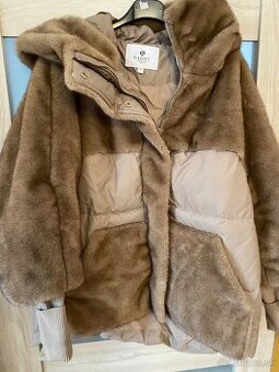 Zimná bunda luxusná kožušinka