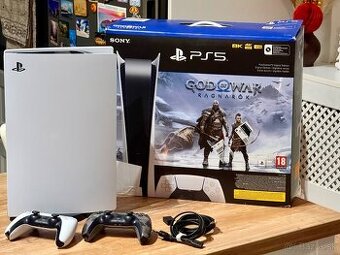 🎮 PS5 Digital Edition (Pôvodná, 2 ovládače, TOP stav)