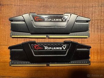 G.SKILL 16GB (2x8GB) KIT DDR4 3200MHz CL16 RipjawsV - 1