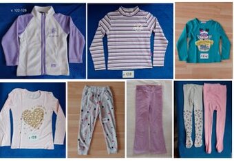 Mikiny a iné pre dievča v. 122-128 TOP stav - 1
