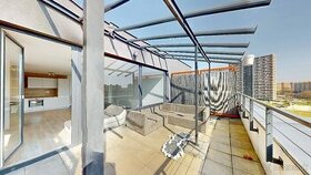 Slnečný 3-izbový MEZONET s priestrannou terasou na MUCHOVOM