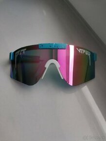 Športové slnečné okuliare Pit Viper (modré - ružové sklo)