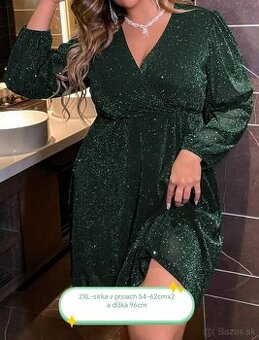 Nadherne spolocenske saty, XL a 2XL