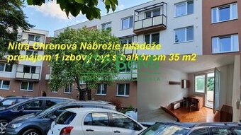 Nitra Chrenová 1 izbový byt s balkónom 35 m2 ID 567-211-MIG