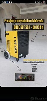 Prenájom priemyselného odvlhčovača GÜDE GBT 50.1 – 50 l/24 h