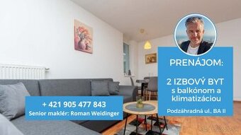PRENÁJOM: 2 izb. byt, Podzáhradná 2/A, Pod. Biskupice, Brati