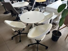 židle IKEA s podnoží s kolečky - 1
