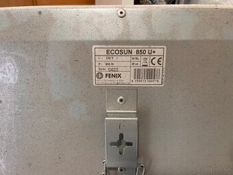 Pedám infrapanel na kúrenie