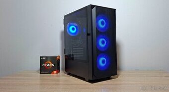 Herný pc 6jadro RYZEN 5 5600/512gb nvme/RX5700XT 8GB