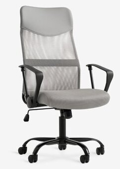 Kancelárska stolička BILLUM sivá - 1