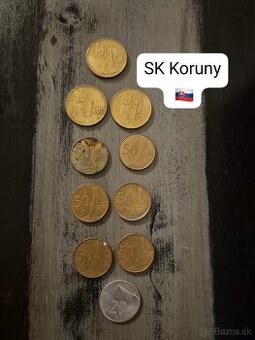 Slovenské koruny - mince