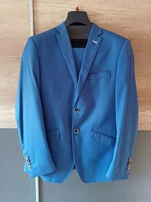 Slim Oblek Modrý/ Niebieski