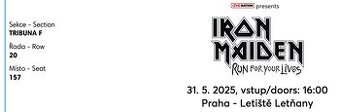 Iron Maiden 31.05.2025 Praha