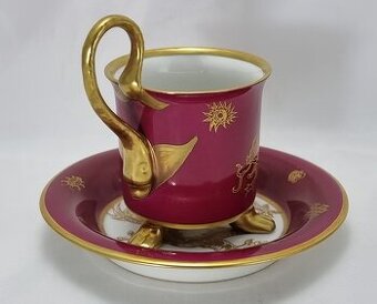Starožitná porcelánová šálka