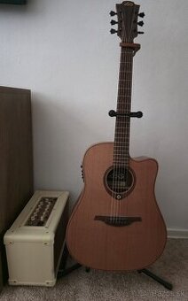 Elektro-akustická gitara LAG + kombo