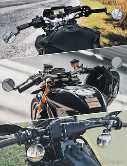 Spätné zrkadlá na motorku alebo bicykel