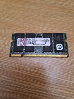 Predám RAM do notebooku 1GB DDR2 Kingston.