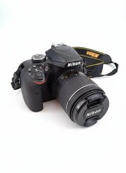 Nikon D3400 + 18-55mm - KOMPLET - TOP STAV – ideálny darček
