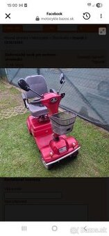 Elektrický vozík pre seniorov