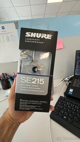 SHURE SE215 (CL)-nepoužité,nerozbalené (Posielam SK/CZ)