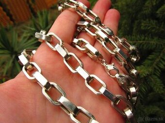 Strieborný set retiazka a náramok, Ag 925 - 1