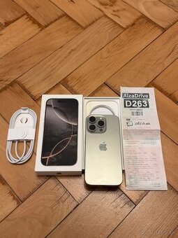 iPhone 16 PRO 128GB V ZÁRUKE DO 06/2026 Z ALZY AKO NOVÝ TOP - 1